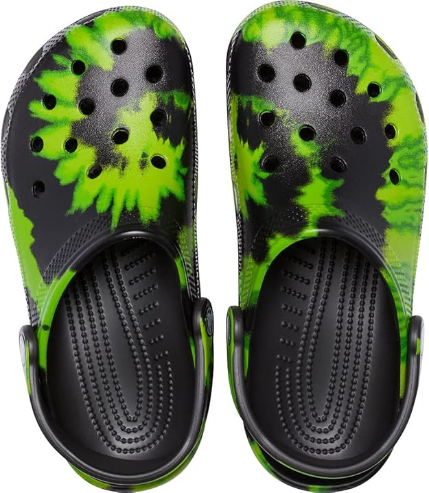 Crocs - Men Classic Black, Green Clogs
