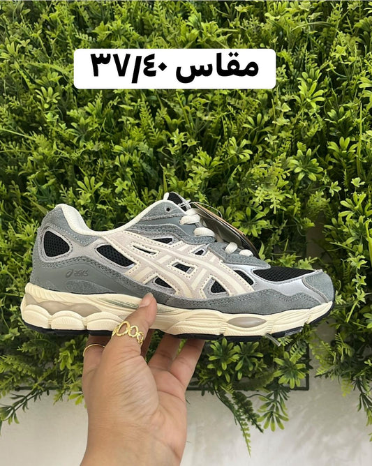 حذاء أسيكس GEL-2160 رمادي وكريمي بتقنية GEL™ – متجر السيد قشطة | ASICS GEL-2160 Slate Grey and Cream Retro Tech Sneaker – Elsayed Qshta