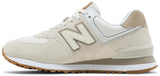 New Balance 574 White/Beige - حذاء New Balance 574 كلاسيكي — أبيض / بيج